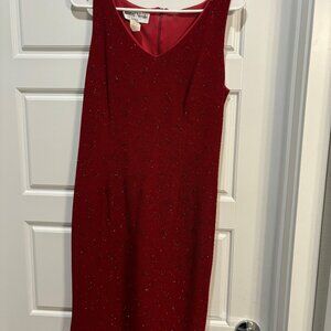 Red Sleeveless Dress